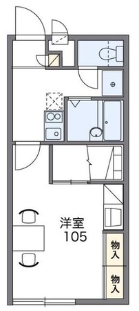 レオパレスエクセルライフの物件間取画像